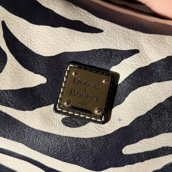 Dooney & Bourke Zebra Pattern Shoulder Bag - Picture 3 of 4